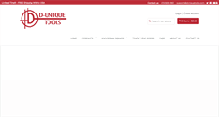 Desktop Screenshot of duniquetools.com